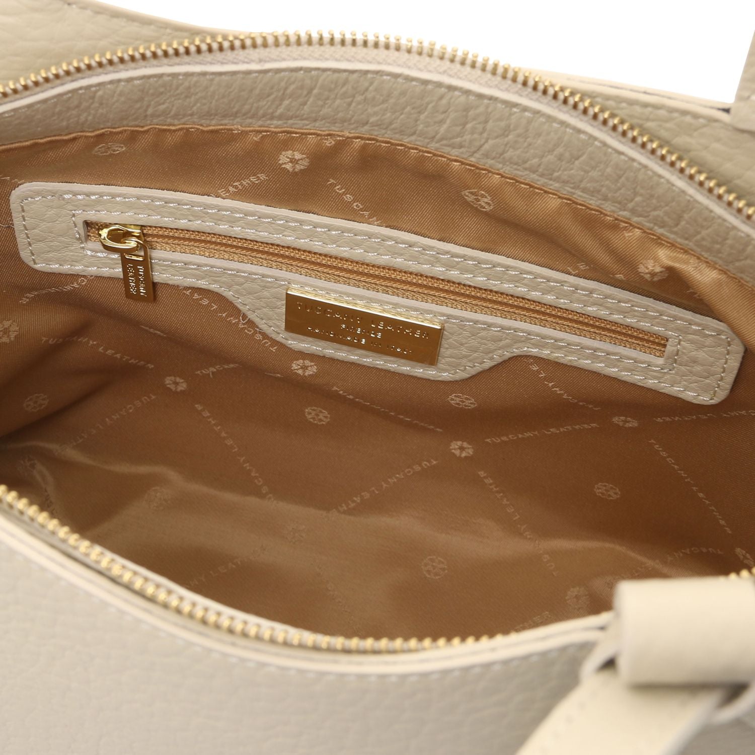 Tuscany Leather Libra Toteväska #Färg_Beige