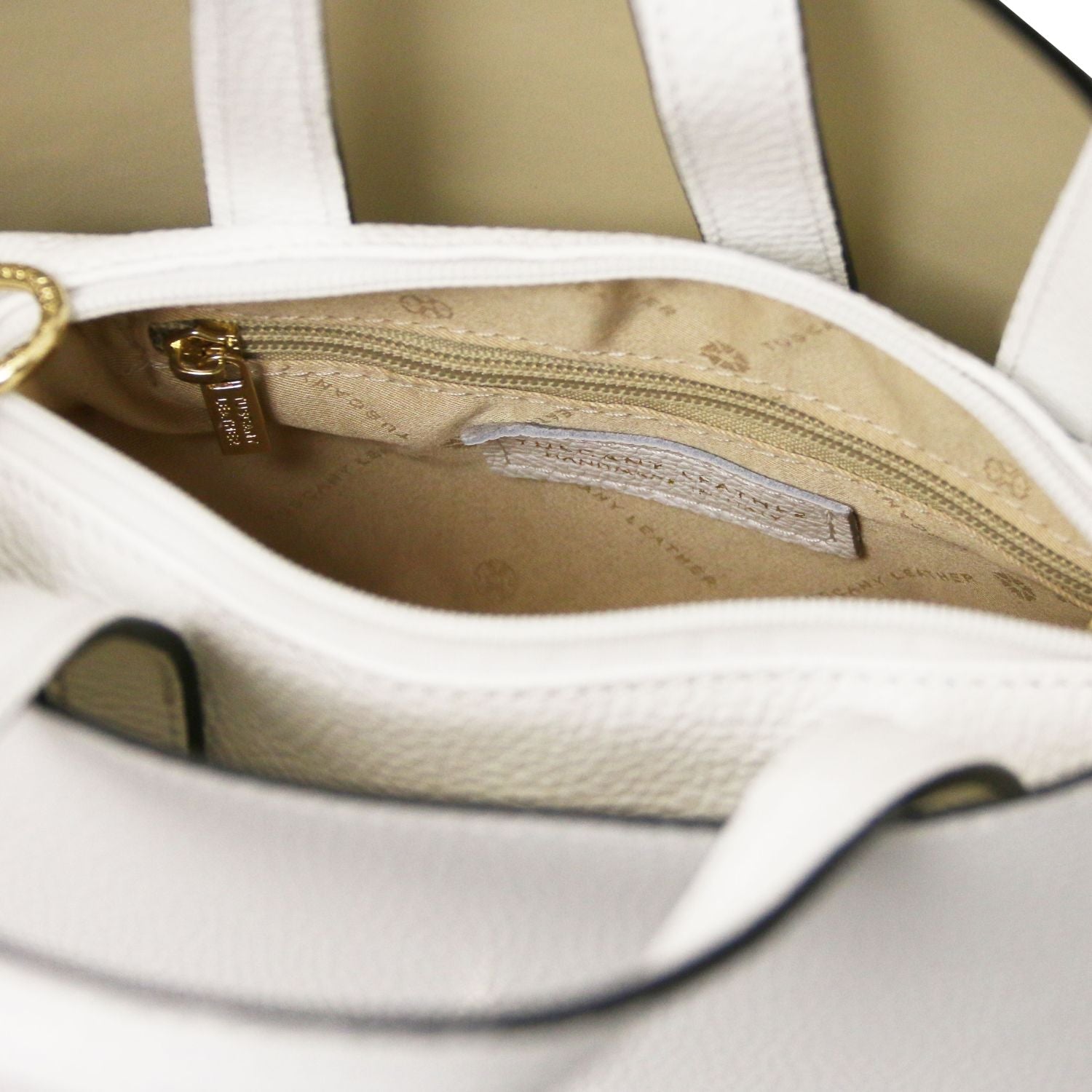 Tuscany Leather Agatha Handväska #Färg_Vit