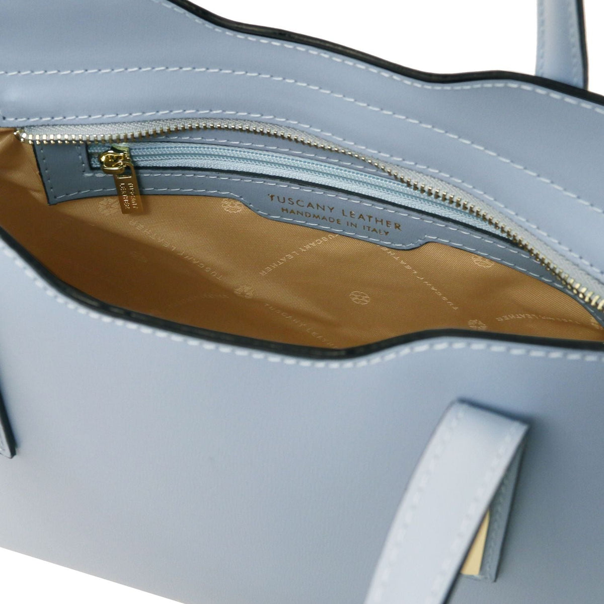 Tuscany Leather Olimpia Handväska #Färg_Ljusblå