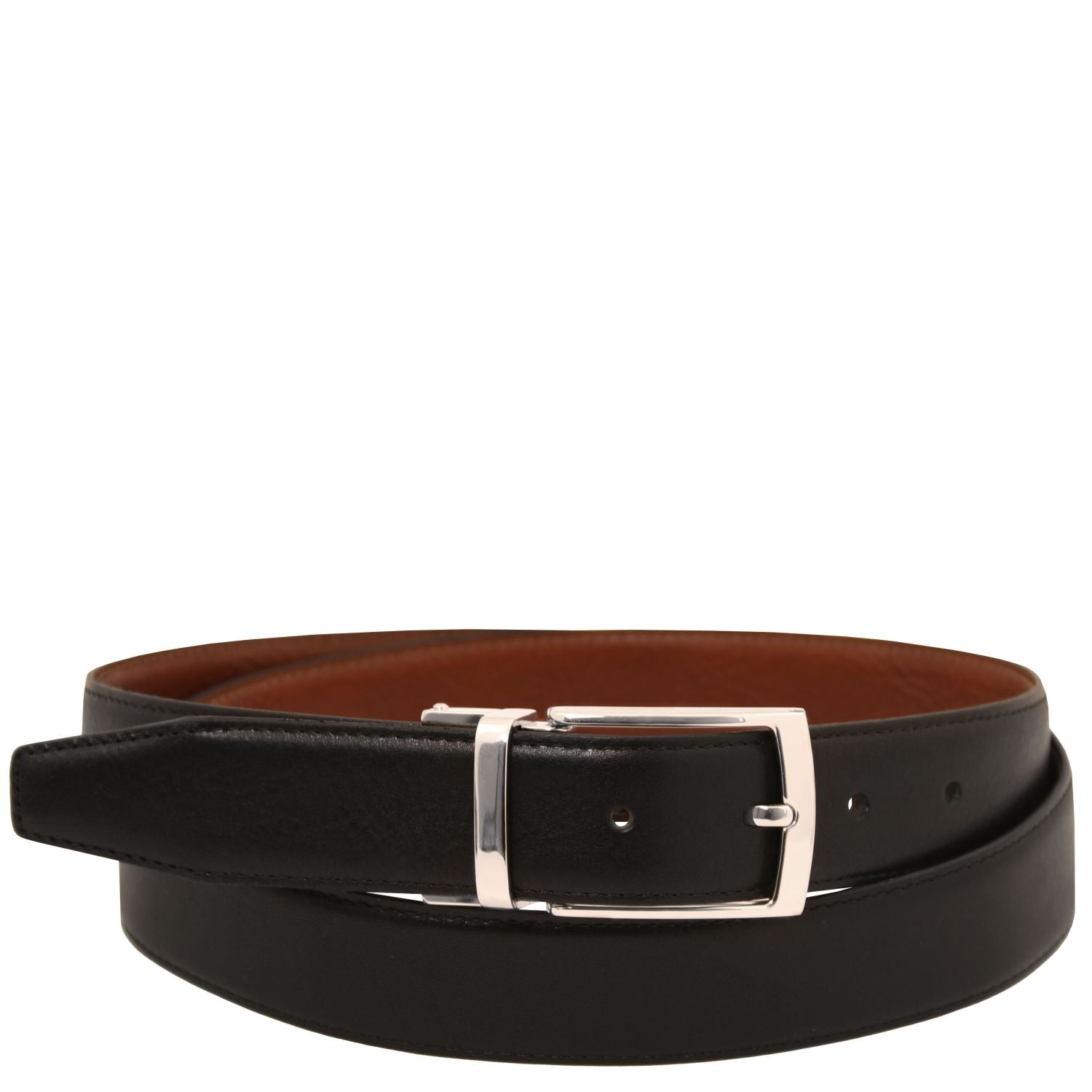 Tuscany Leather Elegant Läderbälte #Färg_Brun