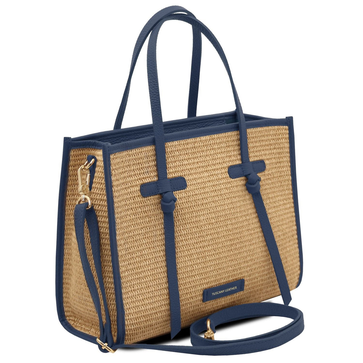 Tuscany Leather Frame Toteväska #Färg_Blå