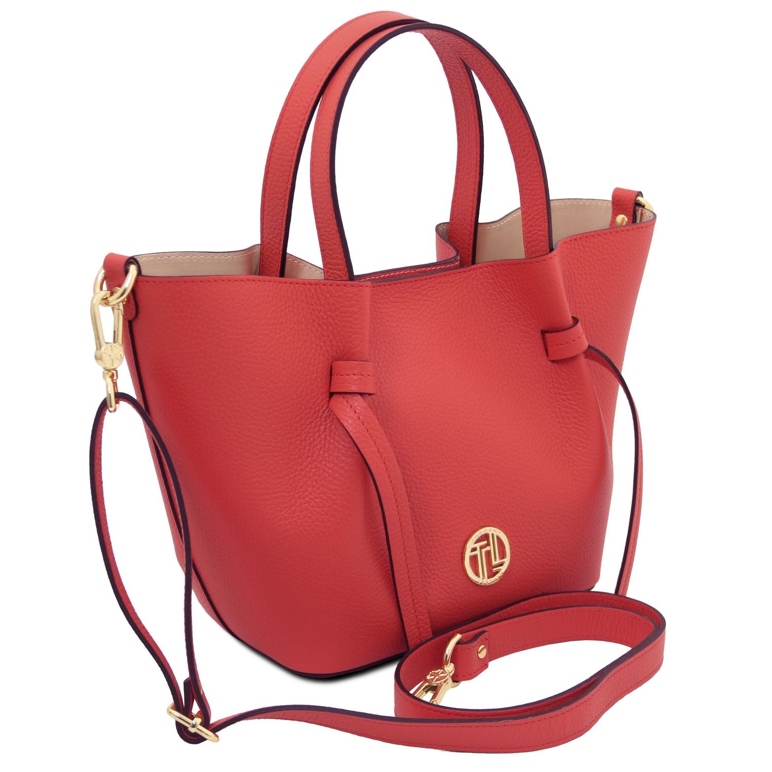 Tuscany Leather Legame S Handväska #Färg_Sunset Coral