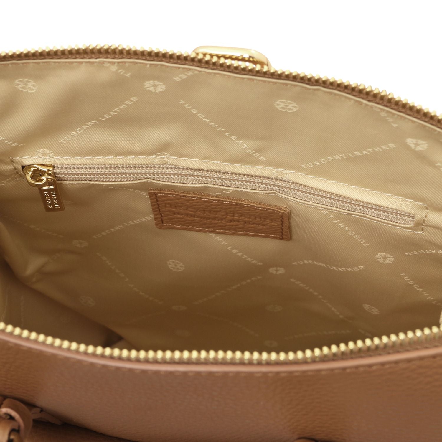 Tuscany Leather TL Bag Ryggsäck #Färg_Caramel Brun