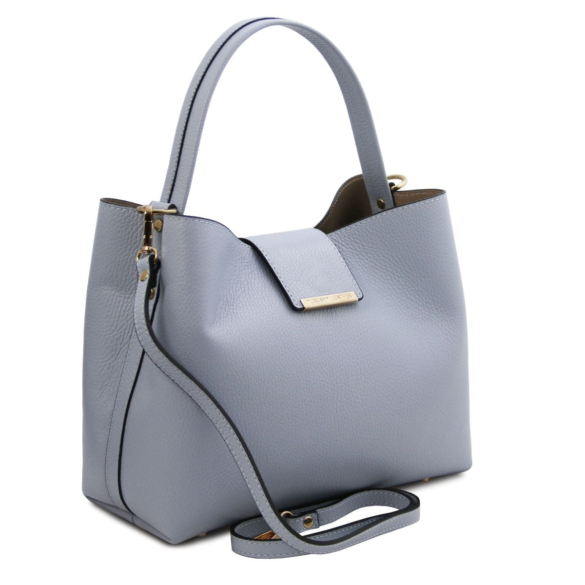 Tuscany Leather Clio Handväska #Färg_Ljusblå