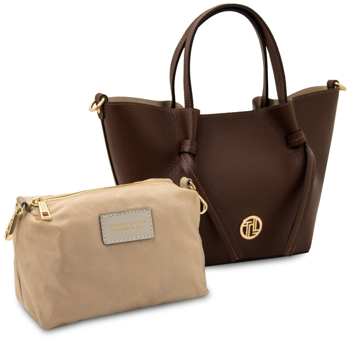 Tuscany Leather Legame S Handväska #Färg_Kaffe