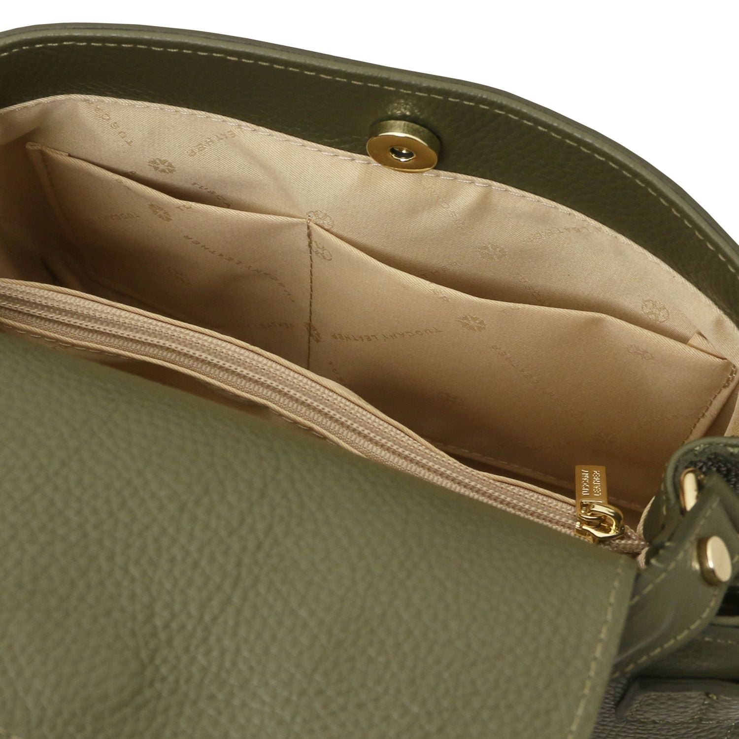 Tuscany Leather Maisy Handväska #Färg_Skogsgrön