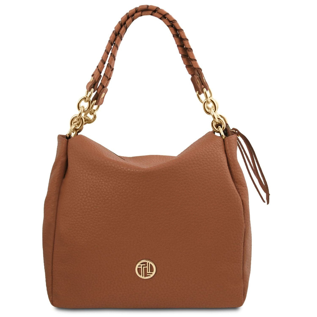Tuscany Leather Amy Shoppingväska #Färg_Cognac