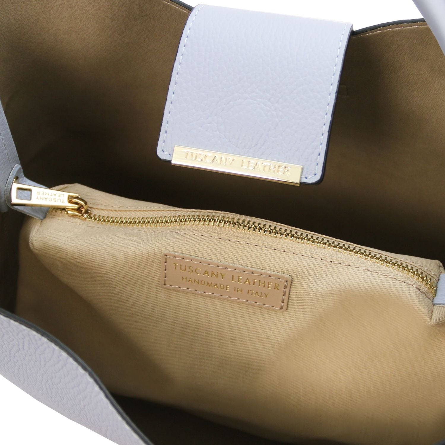 Tuscany Leather Clio Handväska #Färg_Ljusblå