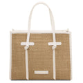 Tuscany Leather Frame Toteväska #Färg_Vit