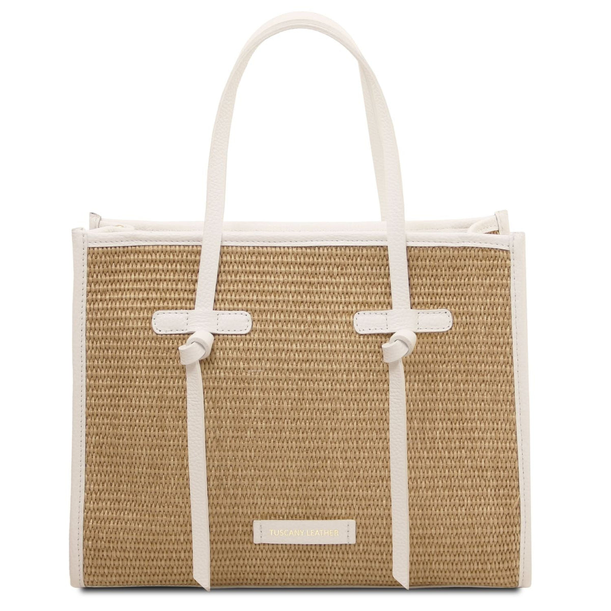 Tuscany Leather Frame Toteväska #Färg_Vit