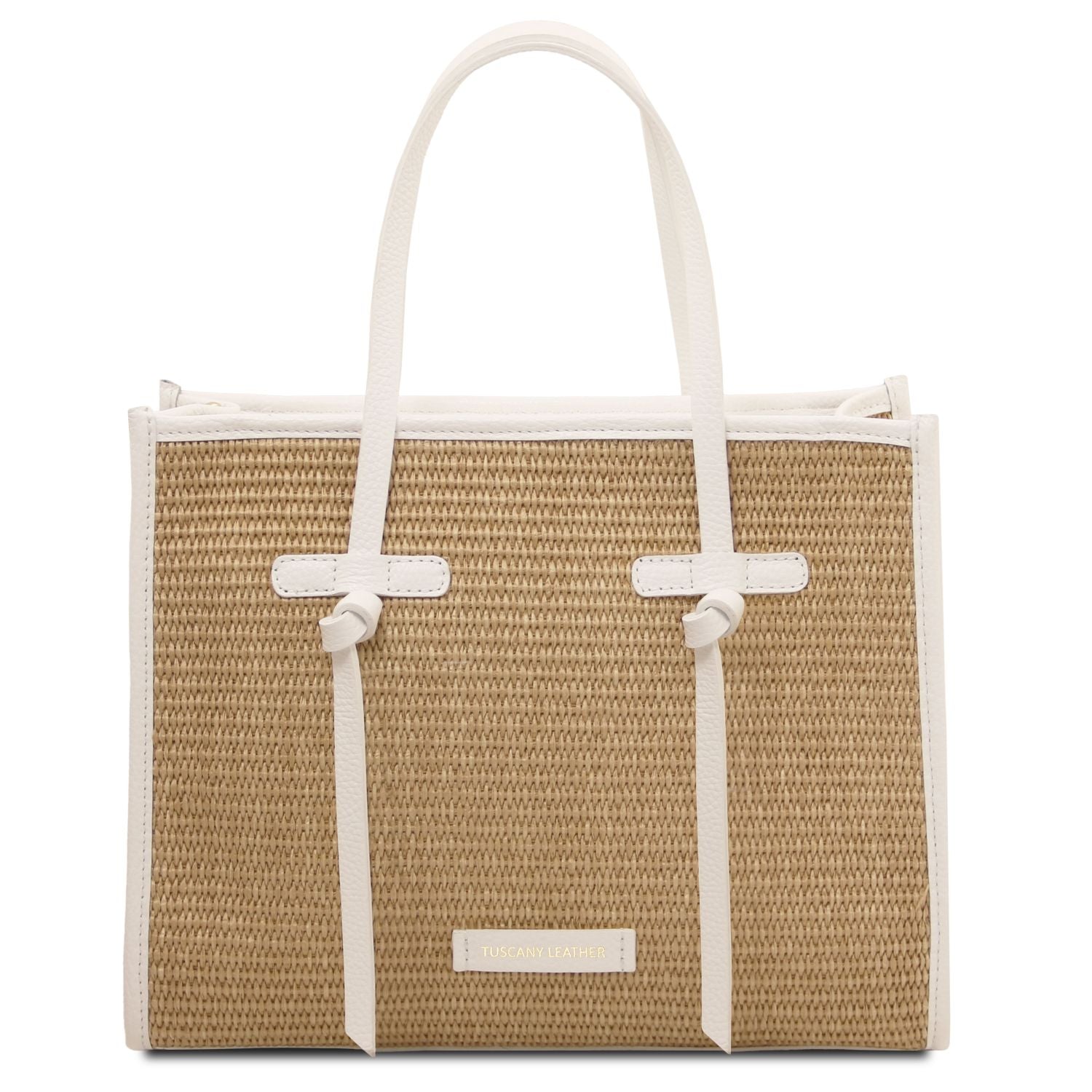 Tuscany Leather Frame Toteväska #Färg_Vit