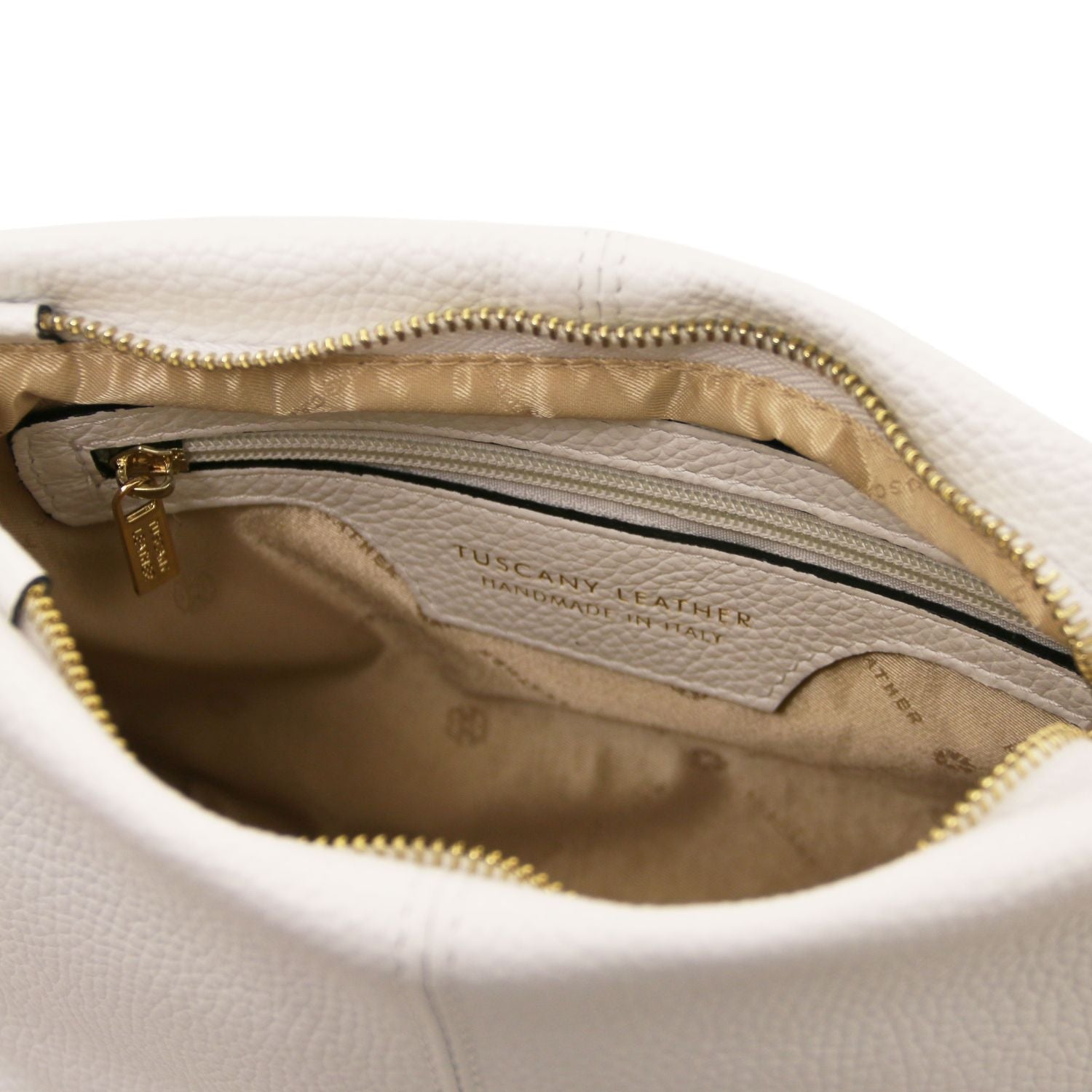 Tuscany Leather TL Bag Axelremsväska #Färg_Vit