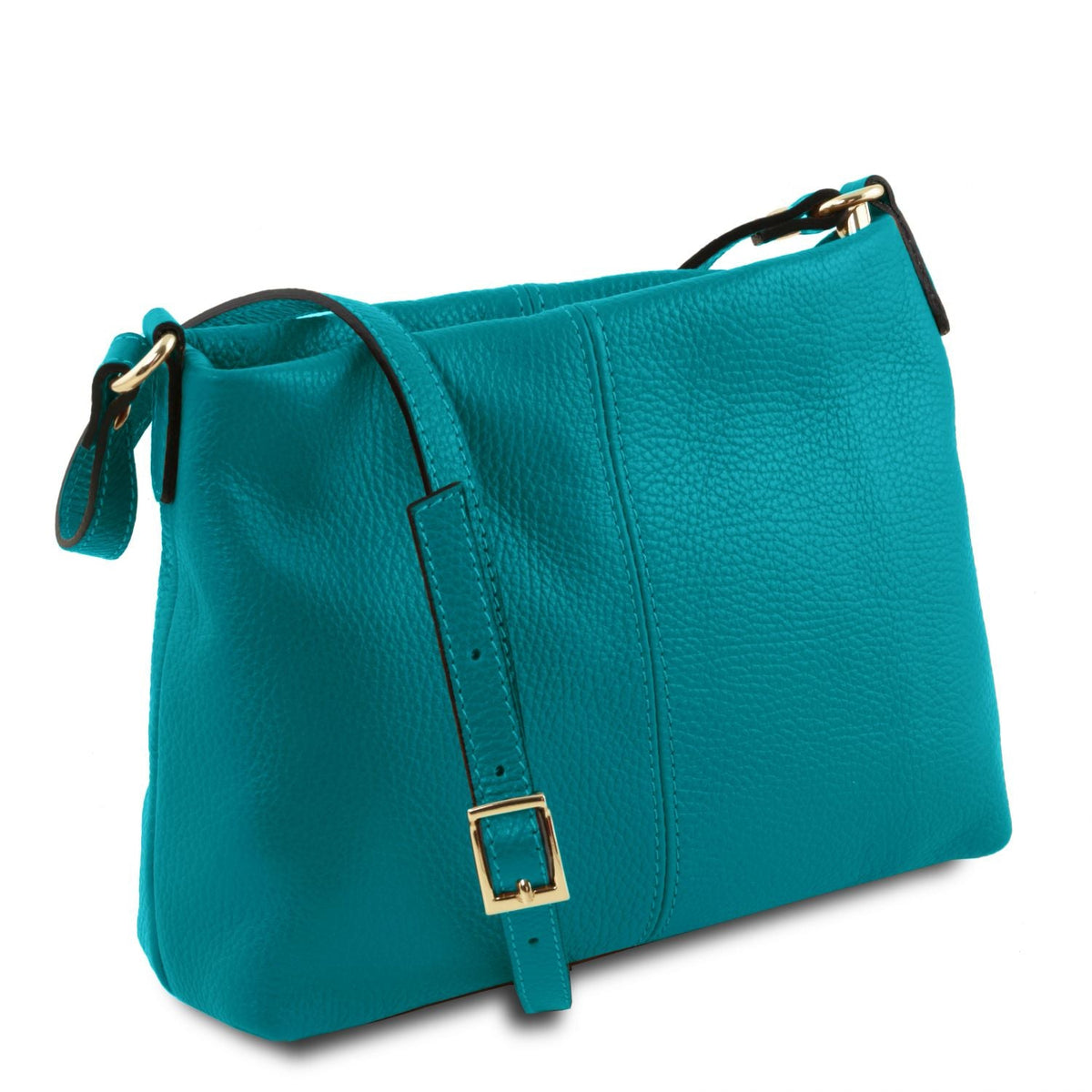 Tuscany Leather TL Bag Axelremsväska #Färg_Turkos