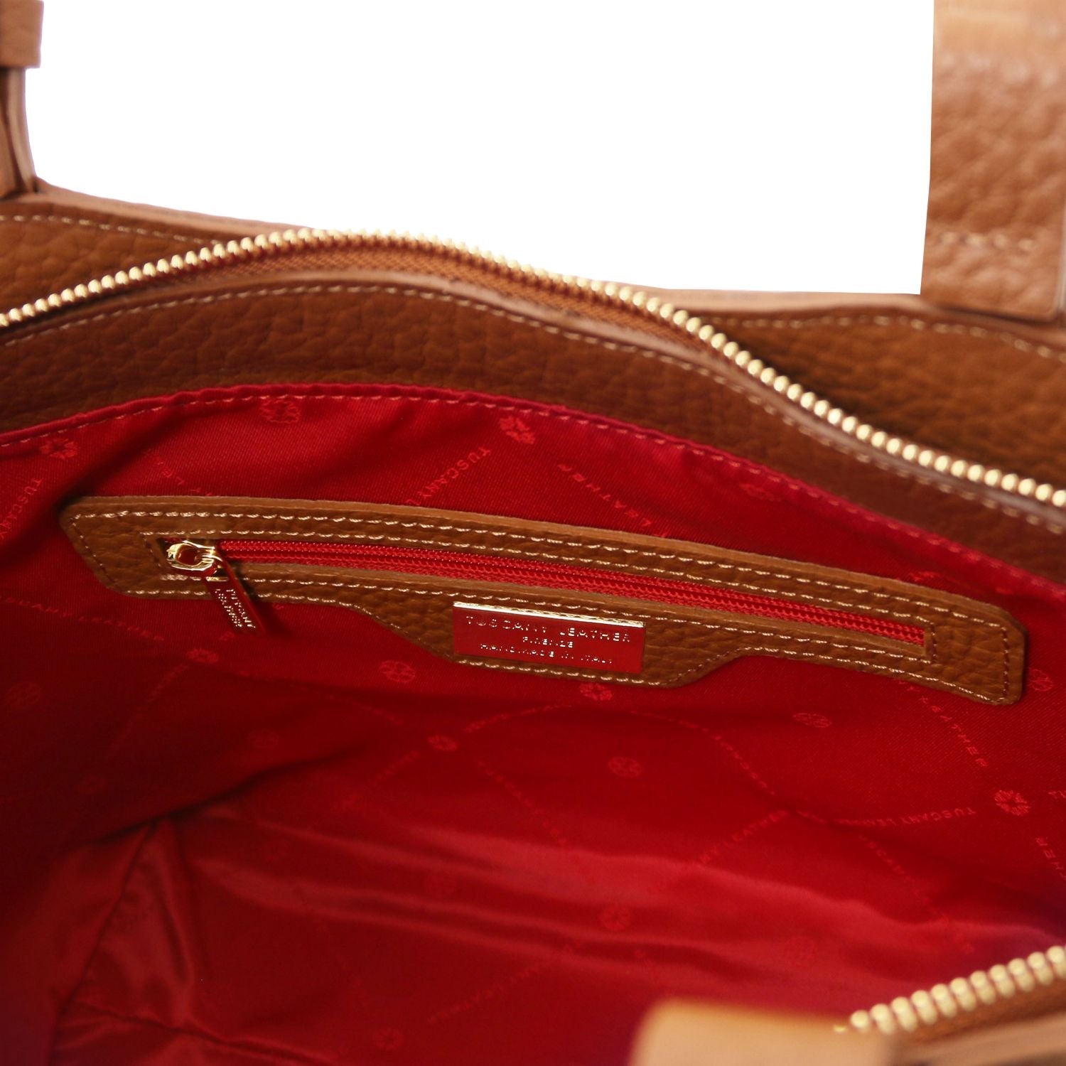 Tuscany Leather Libra Toteväska #Färg_Cognac
