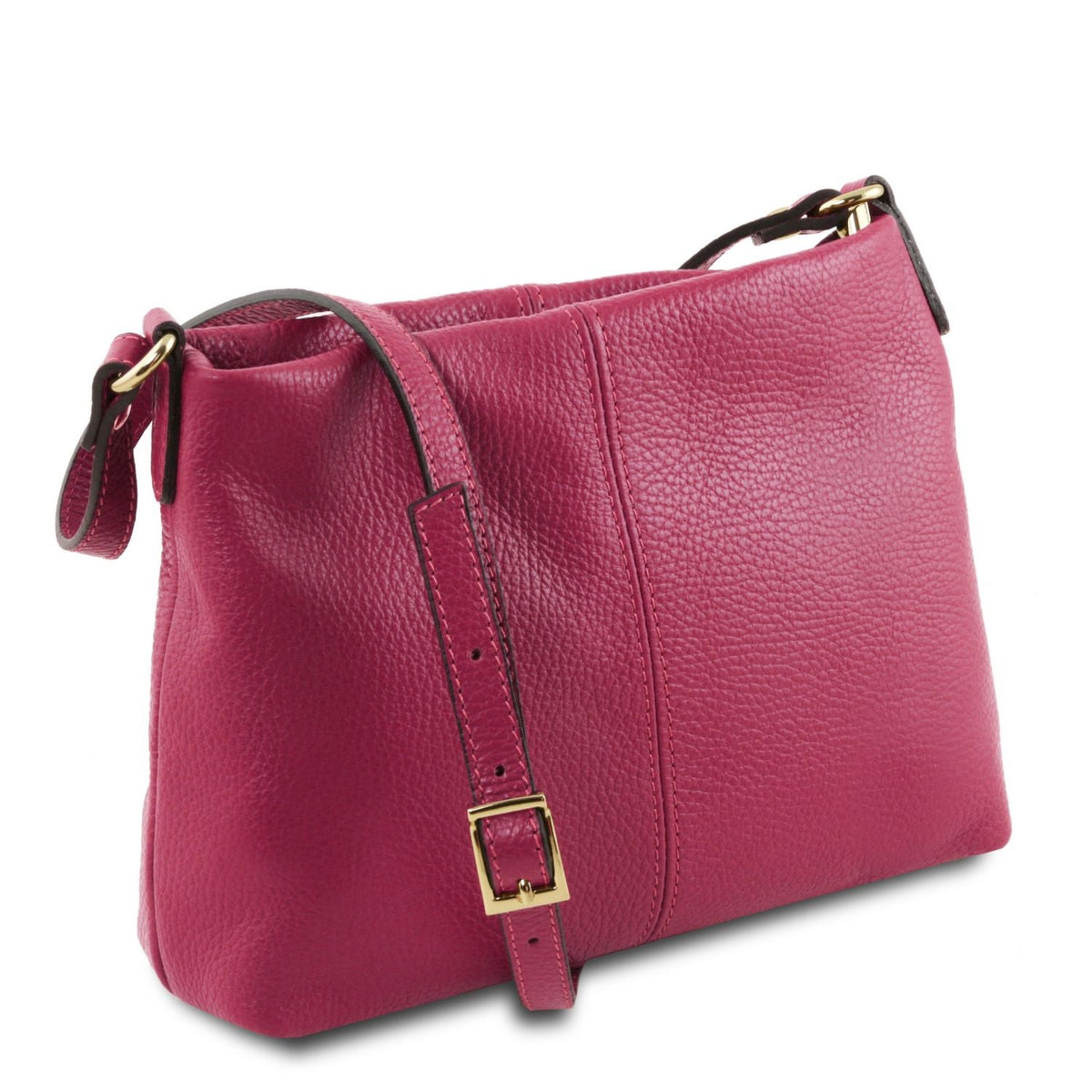 Tuscany Leather TL Bag Axelremsväska #Färg_Fuchsia
