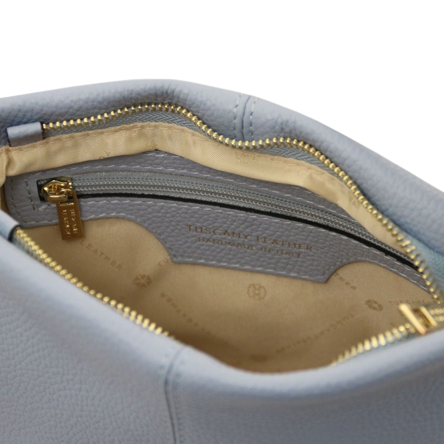 Tuscany Leather TL Bag Axelremsväska #Färg_Ljusblå