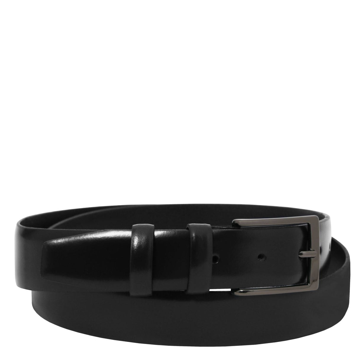 Tuscany Leather Elegant Brushed Läderbälte #Färg_Svart