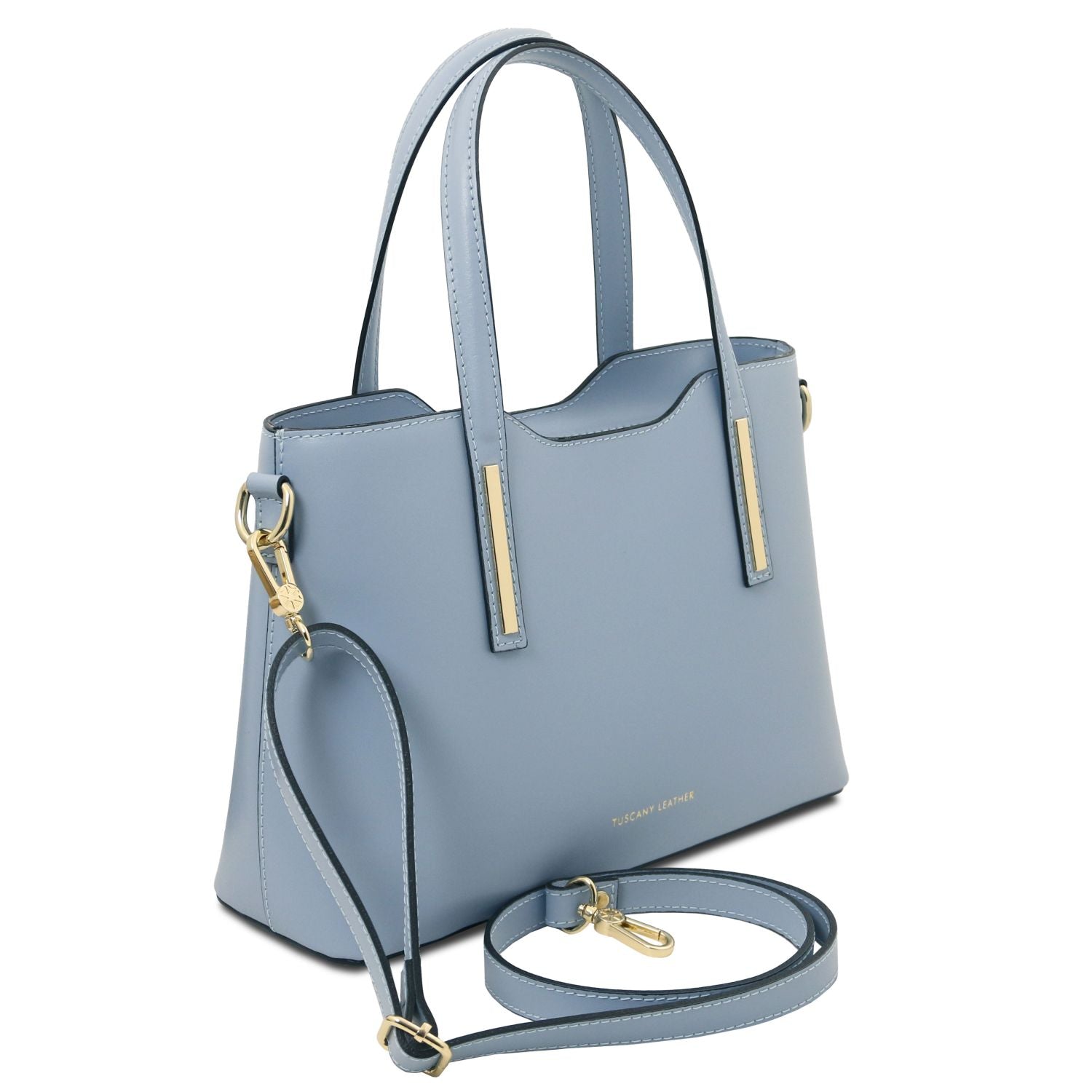Tuscany Leather Olimpia Handväska #Färg_Ljusblå