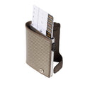 Tony Perotti - Furbo Titanium Korthållare i läder med RFID-skydd, sedelfack och ytterfack #Färg_Taupe