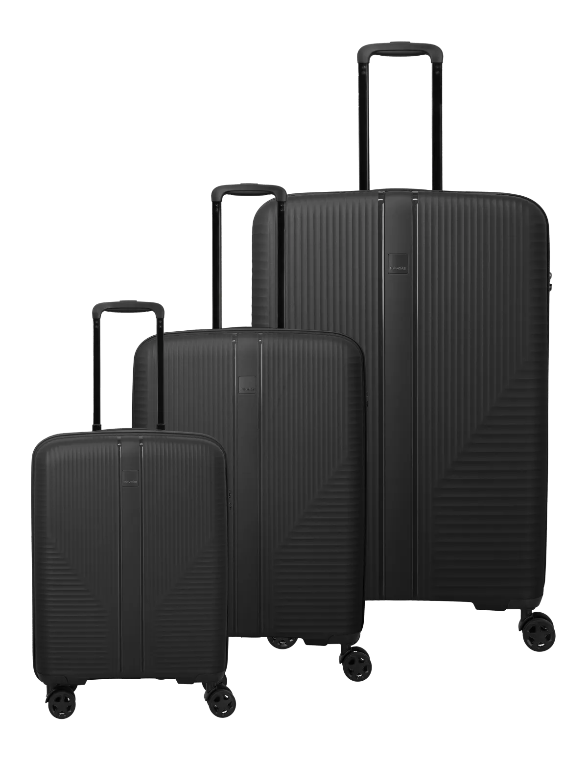 Air Stripe Set Resväskset #Färg_Svart