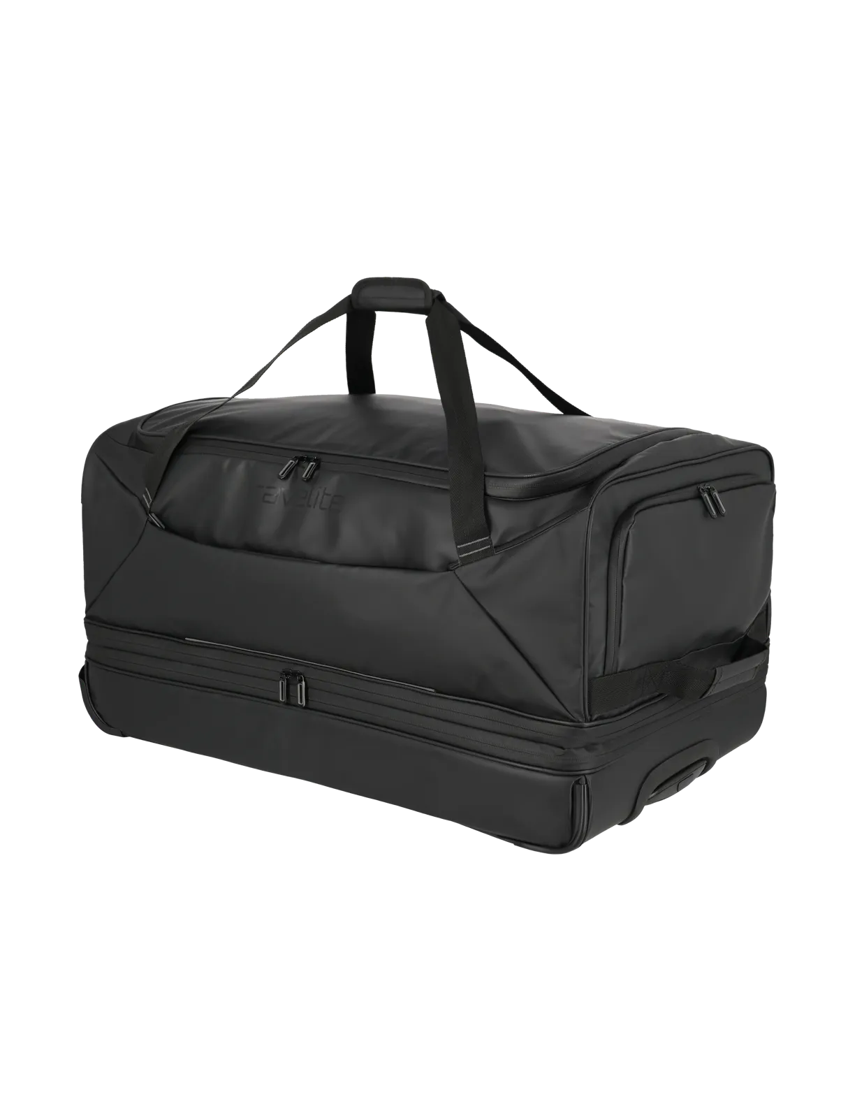 Basics Roller travelling bag 80cm Duffelväska med hjul #Färg_Svart