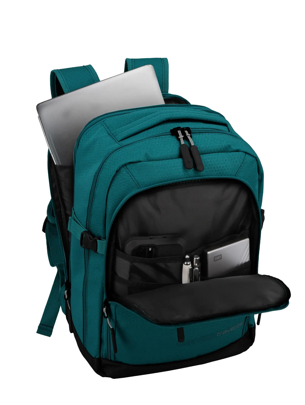 Travelite Kick-Off-Backpack XS Ryggsäck petrol_4 #Färg_petrol