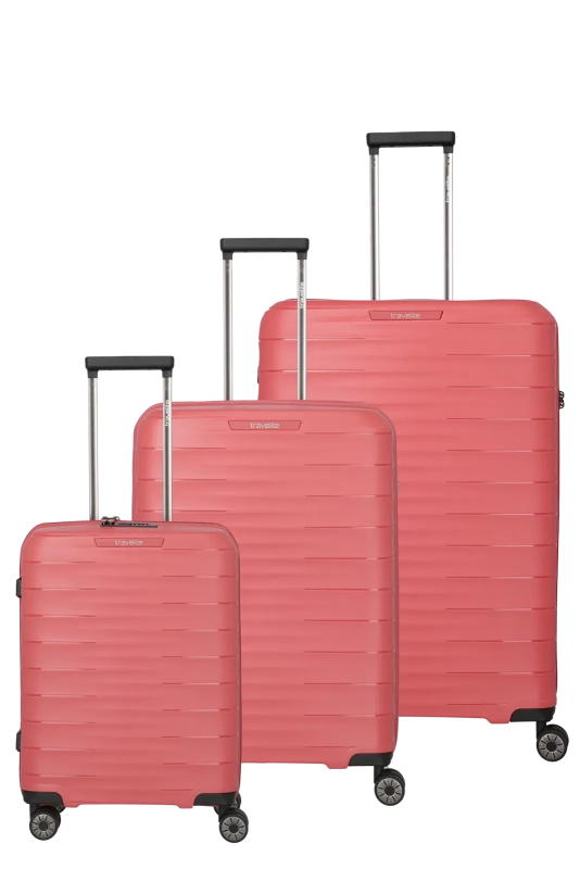 Travelite - Mooby Trolley - Röd - SET