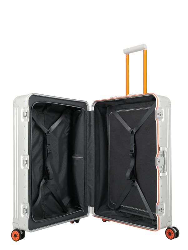 Travelite - Next Trolley - Silver/Orange - L