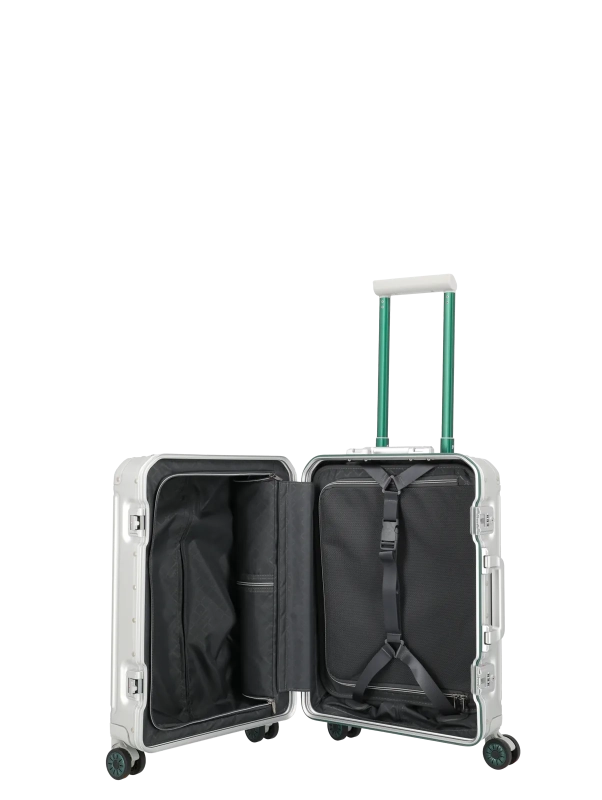 Travelite - Next Trolley Kabinväska - Silver/Grön - S