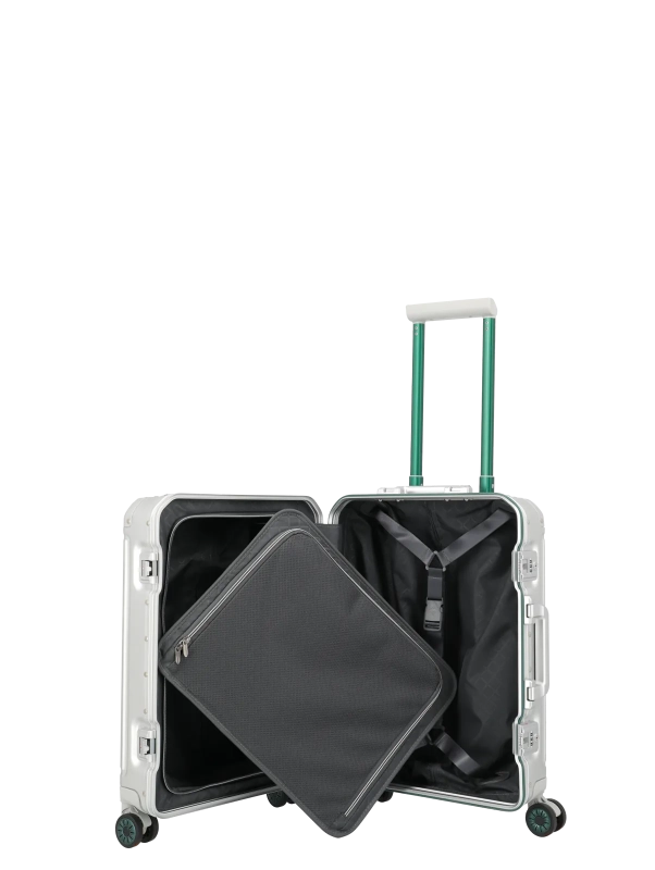 Travelite - Next Trolley Kabinväska - Silver/Grön - S