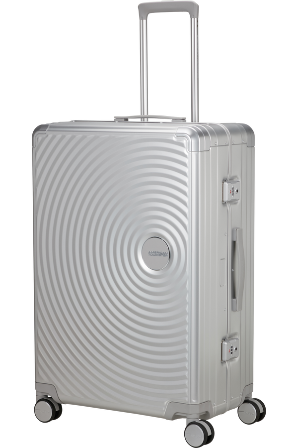 Soundbox Resväska med 4 hjul 77 CM #Färg_Silver