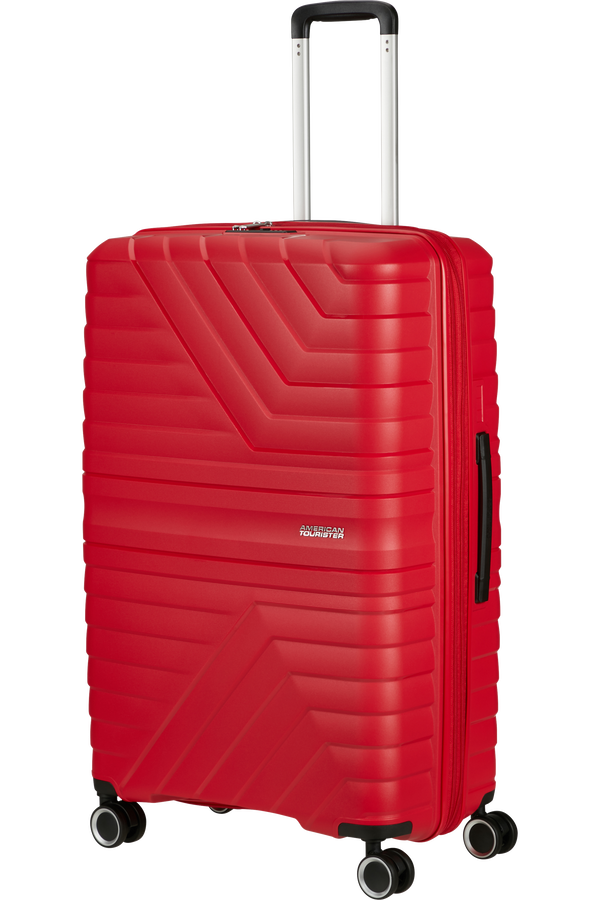 Flytwist Resväska med 4 hjul 78 CM #Färg_True Red