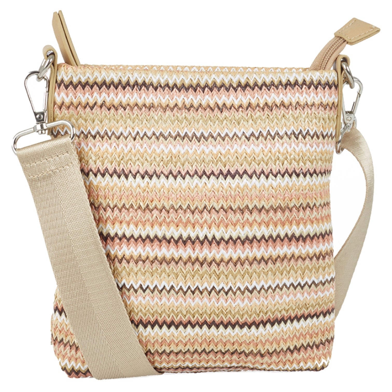 Straw Axelväska Liten #Färg_Rosa