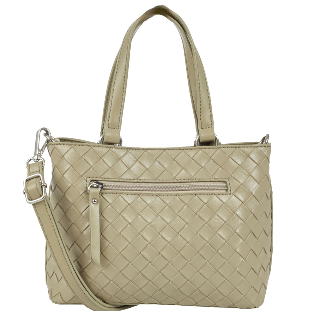 Braid Ljus Handväska Mini #Färg_Grön