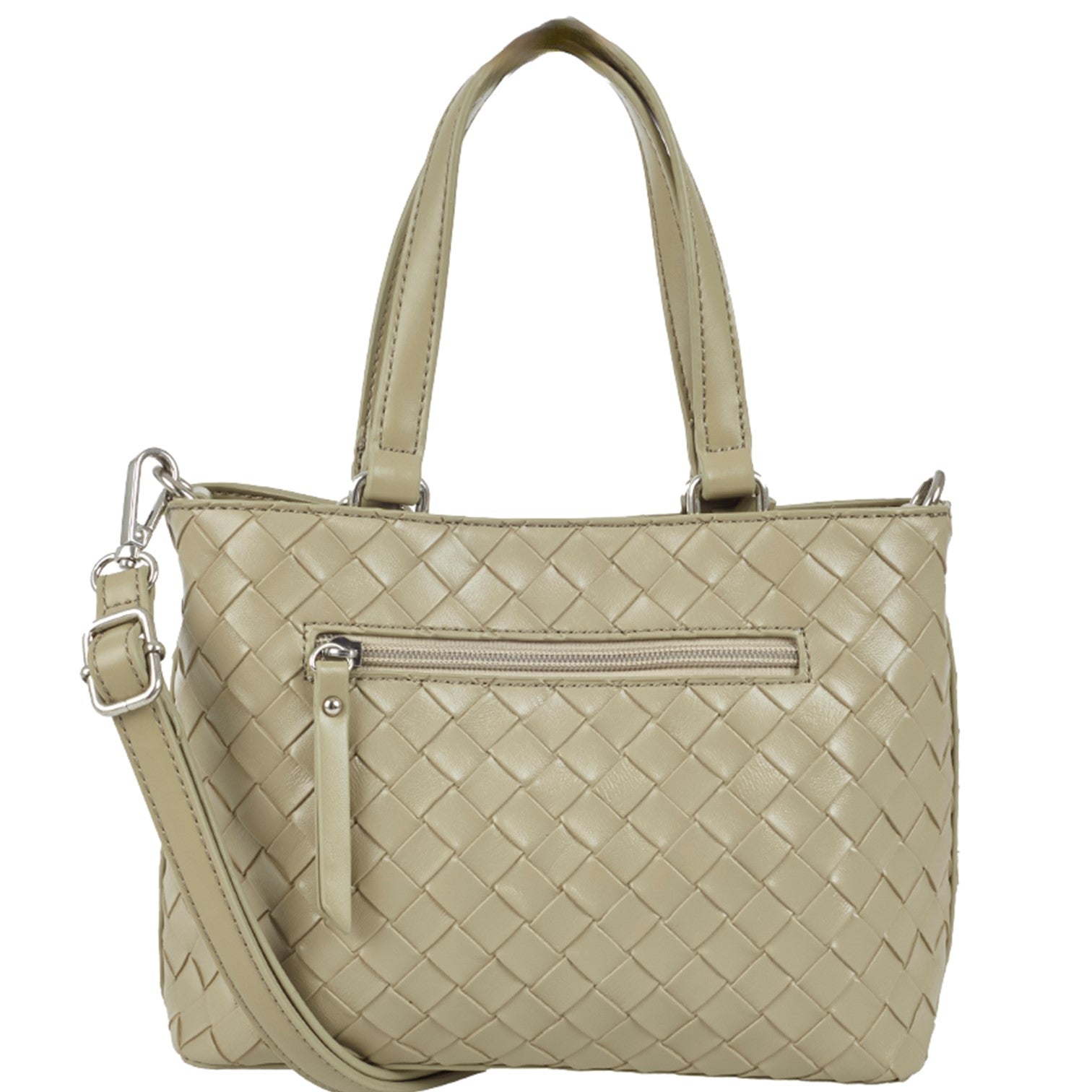 Braid Ljus Handväska Mini #Färg_Grön
