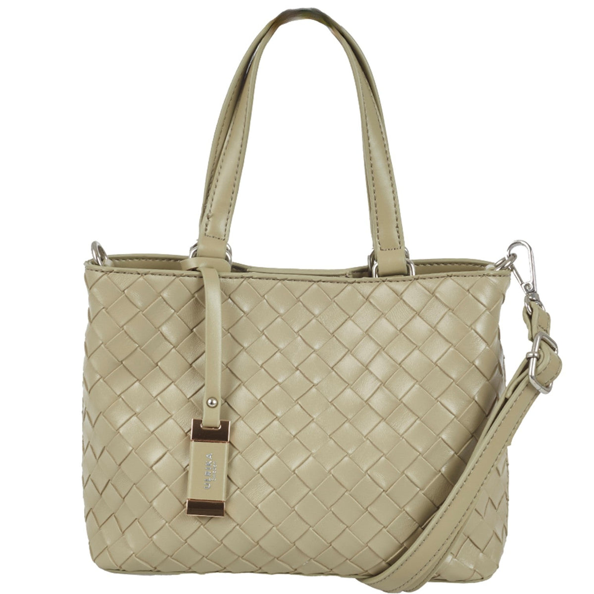 Braid Ljus Handväska Mini #Färg_Grön