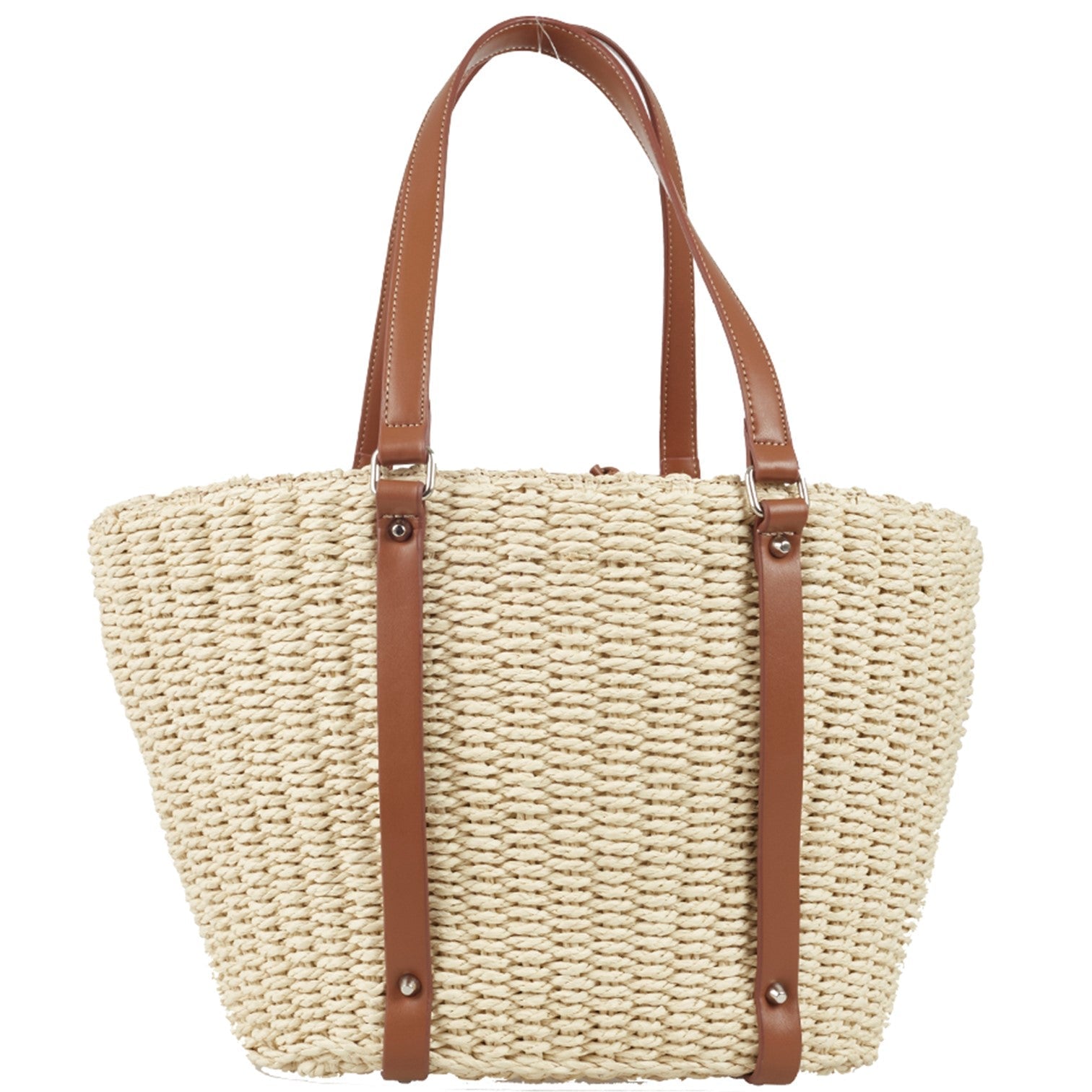 Basket Shopper Shoppingväska Stor #Färg_Brun