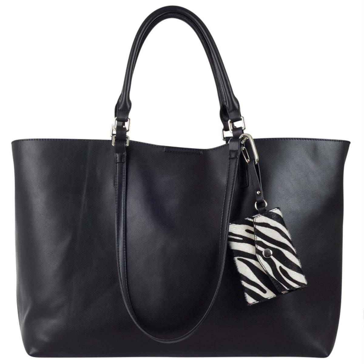 Zebra Shopper Shoppingväska Stor #Färg_Svart