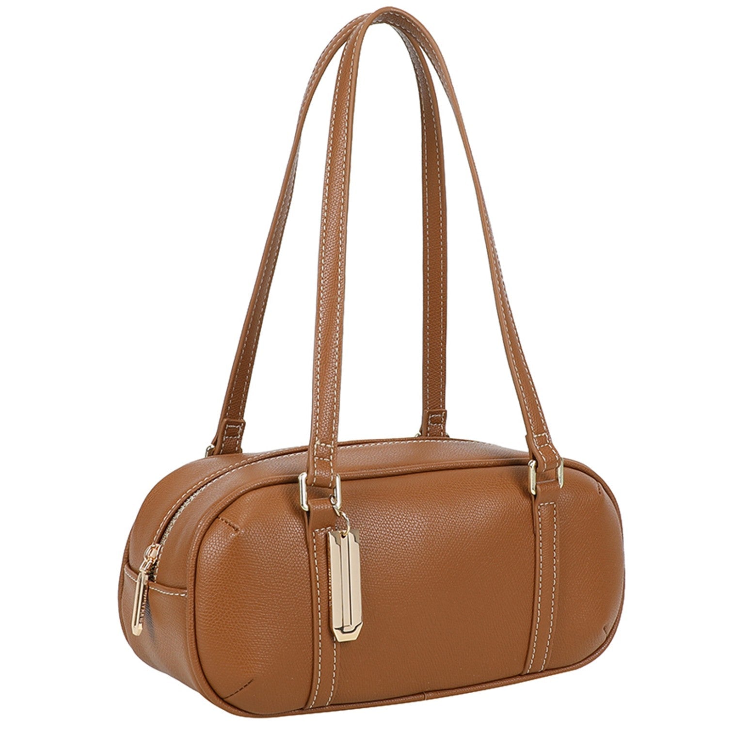 Belt Bowling Väska #Färg_Cognac