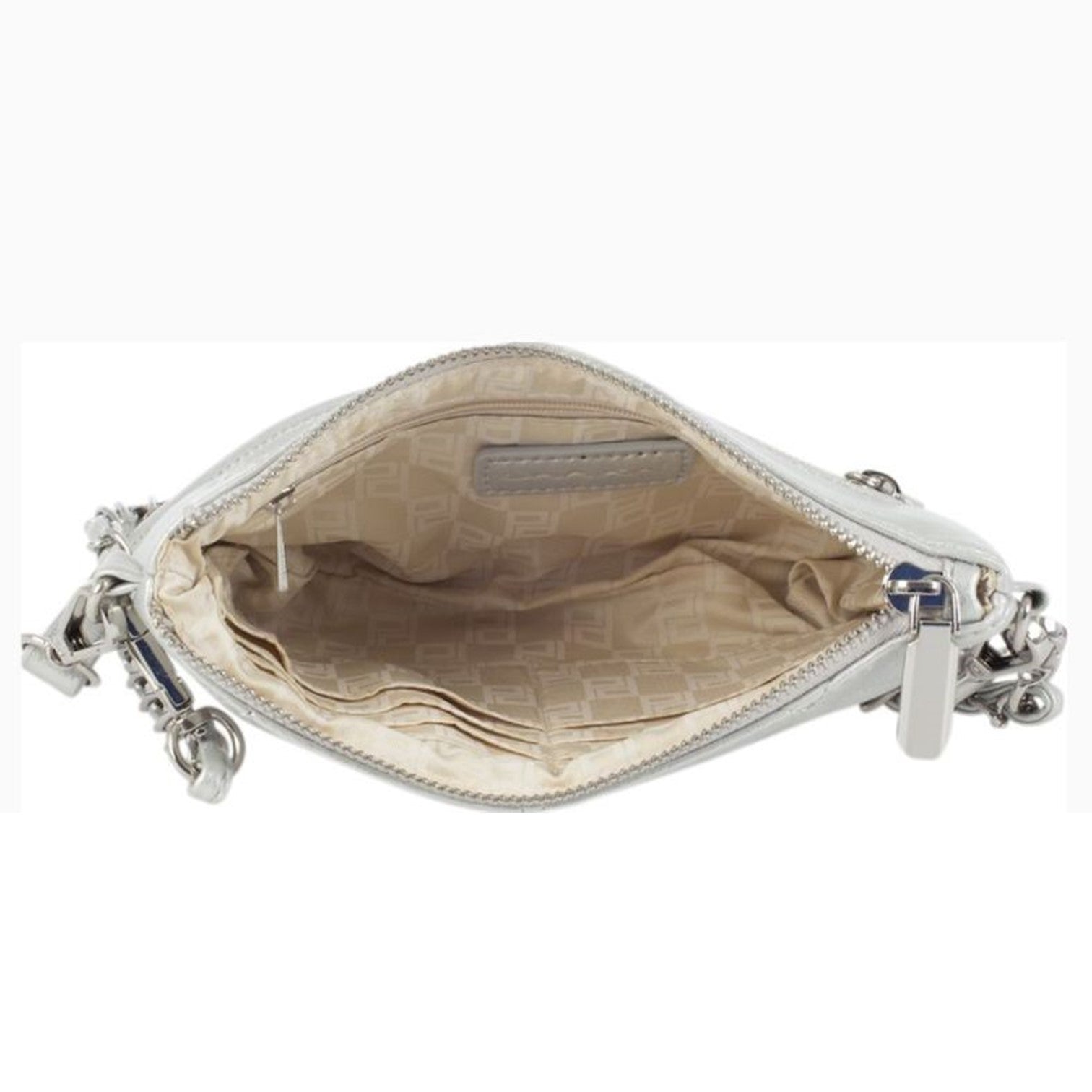 Quiltad Pouch Väska #Färg_Silver