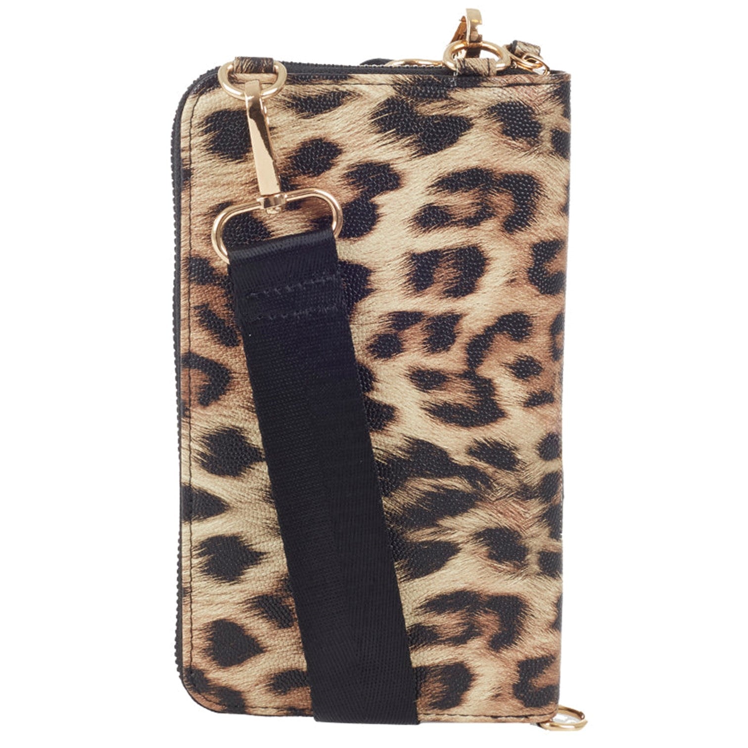 Phone Leopard Axelremsväska Liten #Färg_Leopardmönstrad