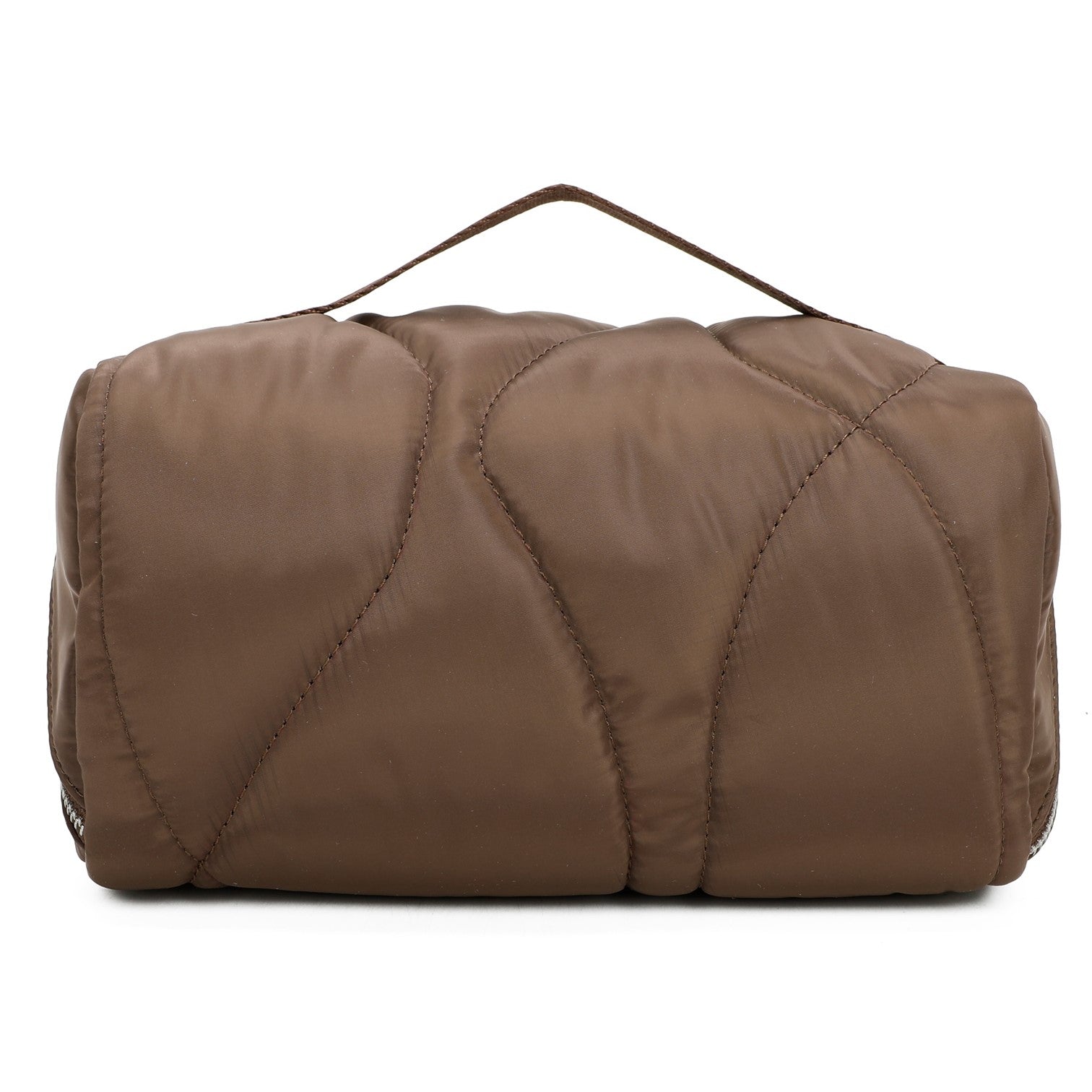 Quilt Handtag Necessär #Färg_Brun