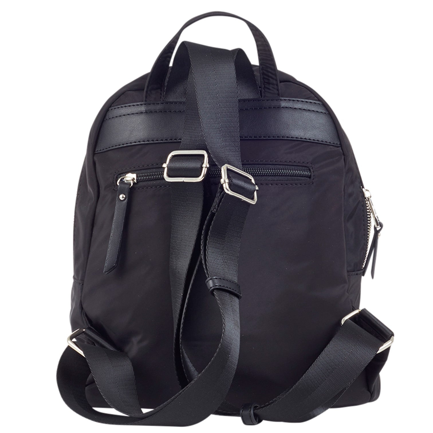 Pocket Nylon Ryggsäck #Färg_Svart