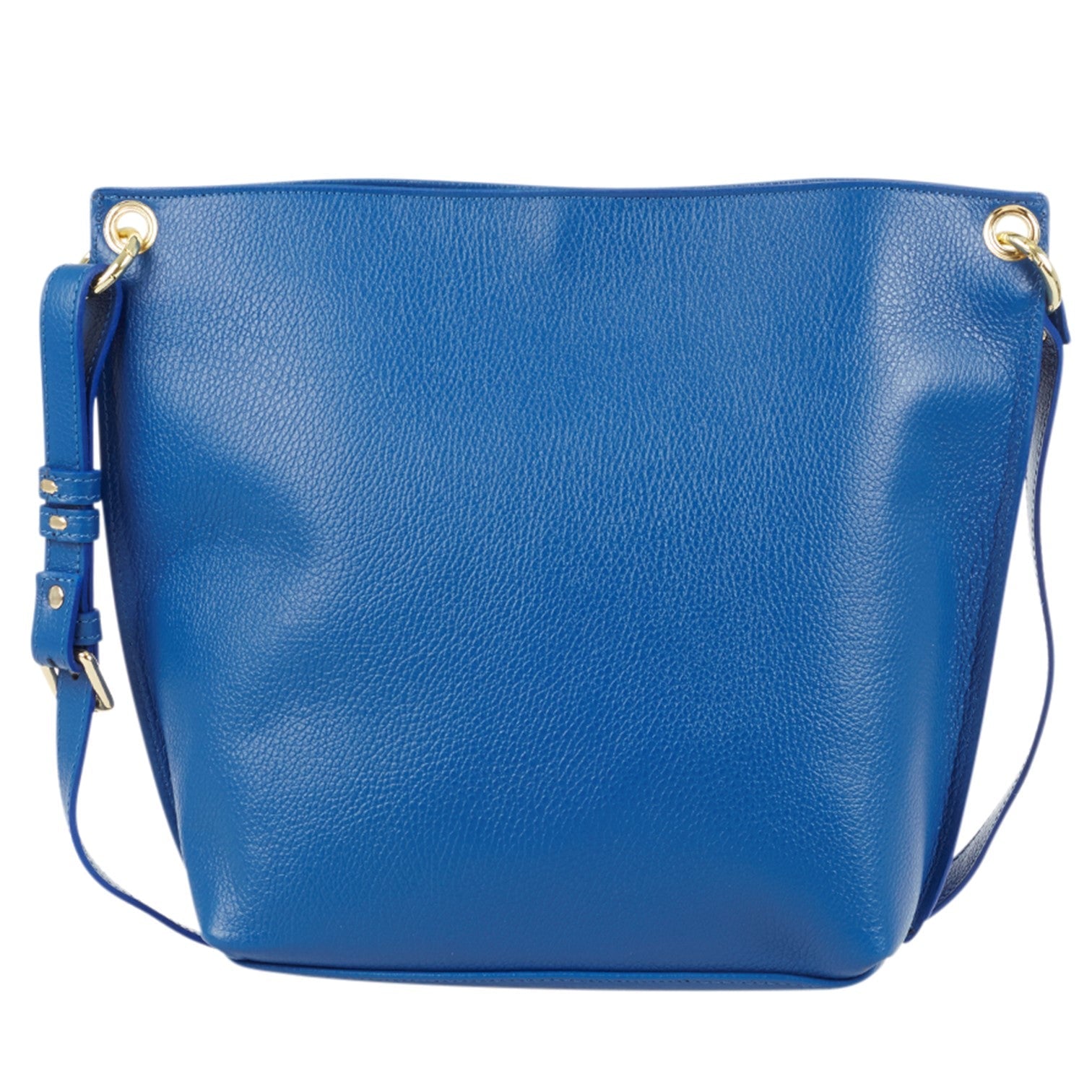 Italy Bucket Bag Skinn Väska #Färg_Blå