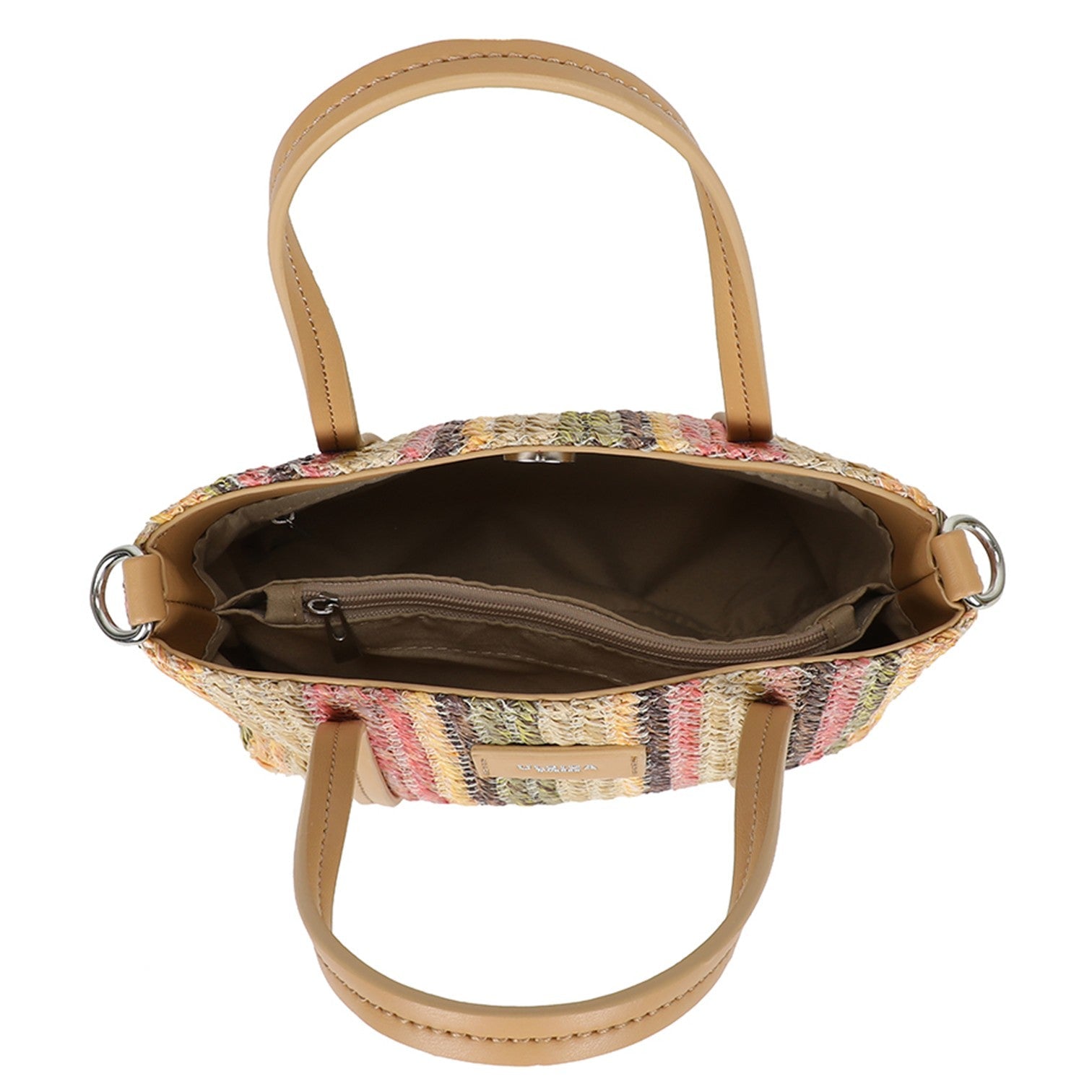Straw Handväska Mini #Färg_Rosa
