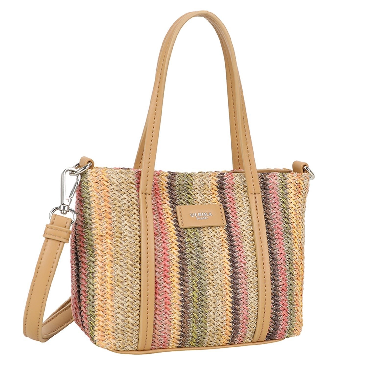 Straw Handväska Mini #Färg_Rosa