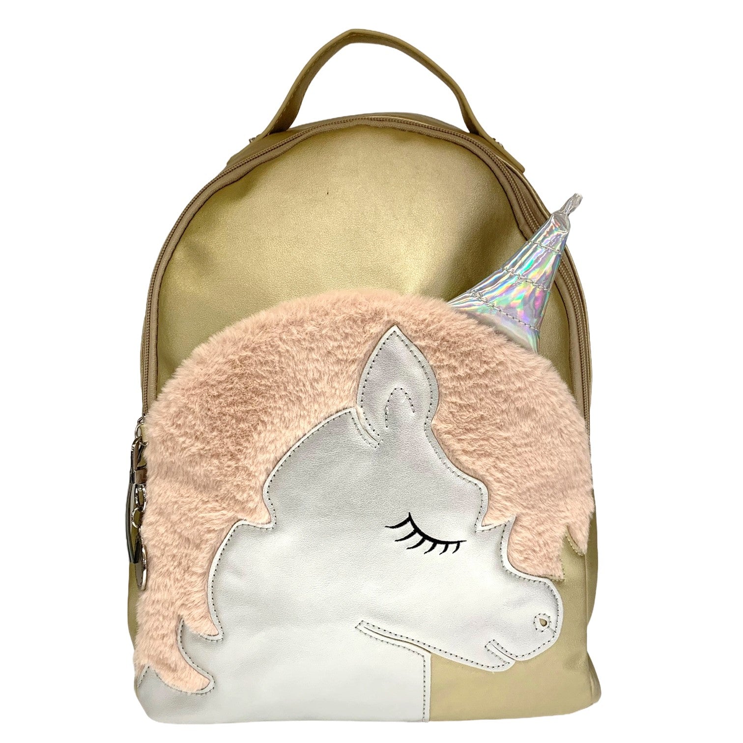 Unicorn Barn Ryggsäck #Färg_Guld
