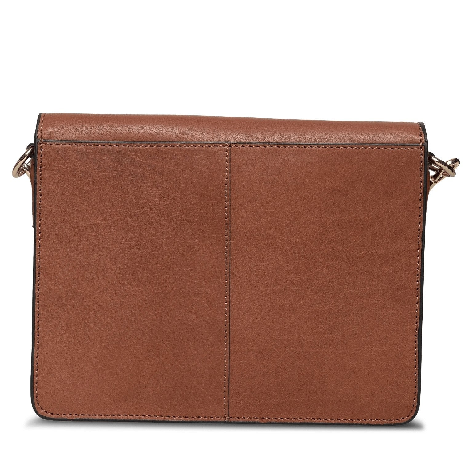 Lyx Lock Skinn Väska #Färg_Cognac