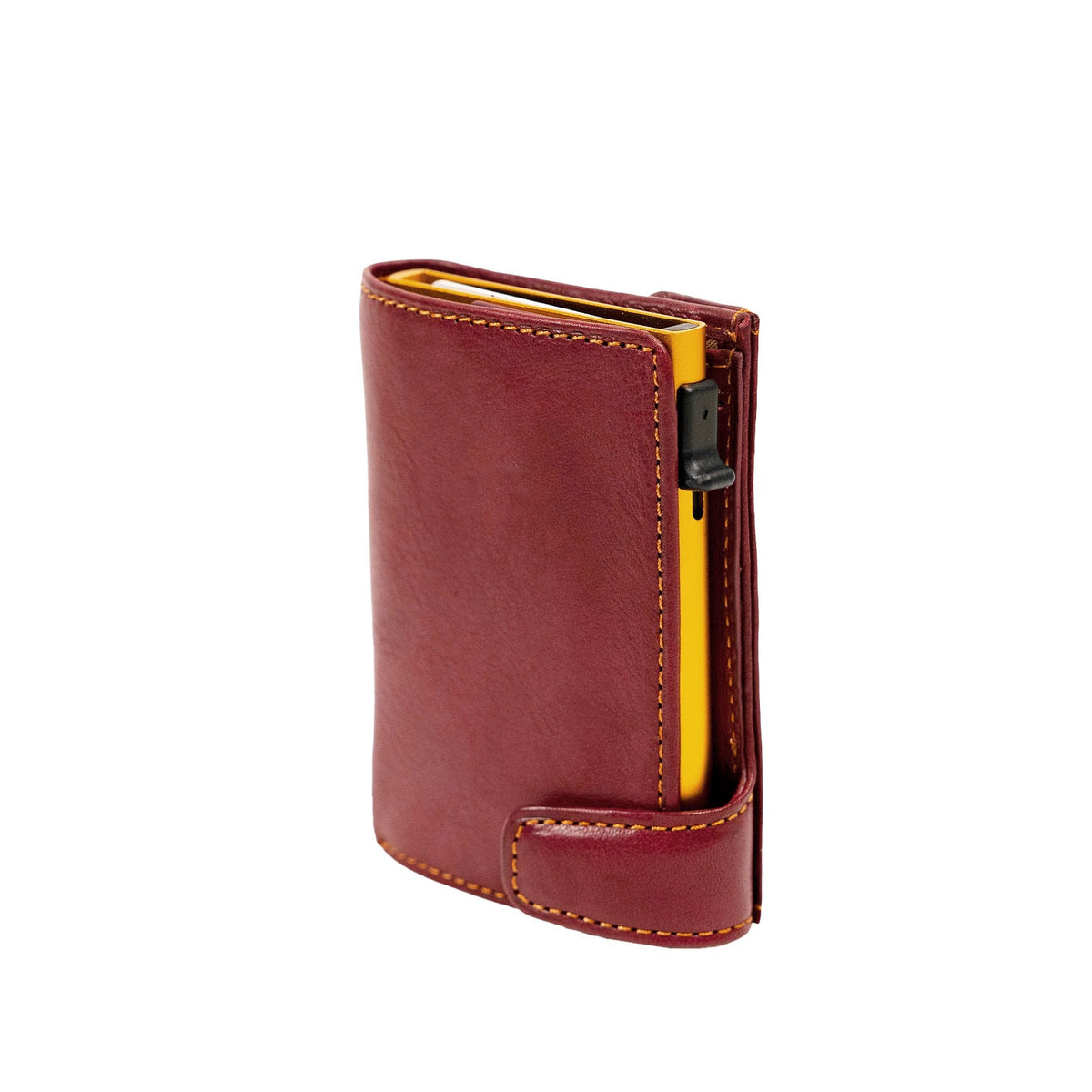 Tony Perotti - Furbo Vegetale Color Korthållare i läder med RFID-skydd, sedelfack och myntfack #Färg_Rosa