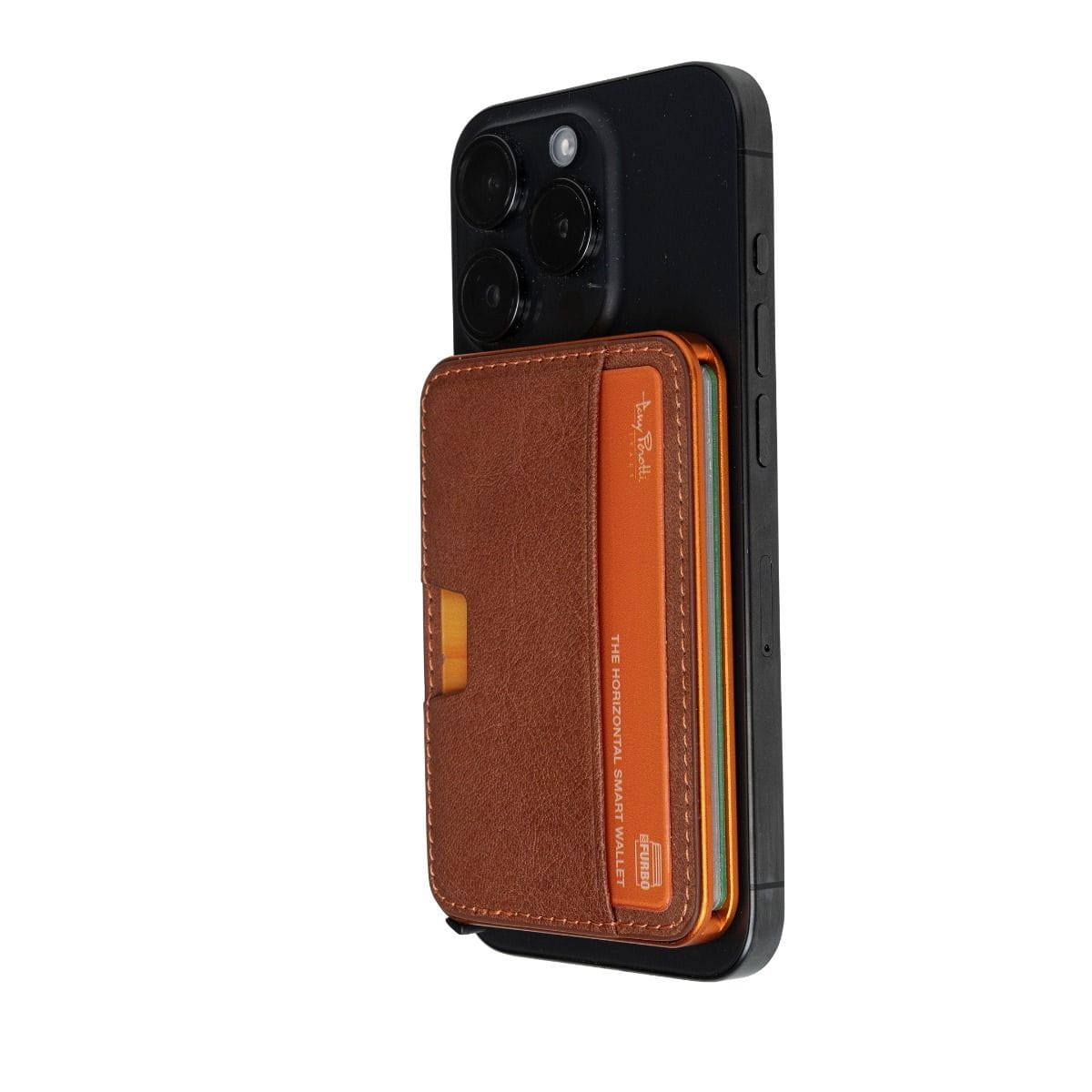 Tony Perotti - Furbo Evo Vegetale Color Korthållare i läder med RFID-skydd och ytterfack